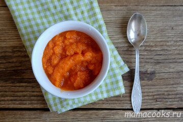 Морковное пюре - готовим для детей